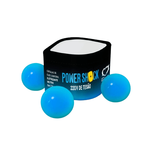 Cápsula Power Shock 220v Eletrizante 3un Sexy Fantasy