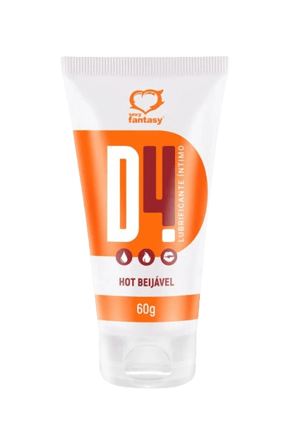 D4 Lubrificante Hot 60g Sexy Fantasy