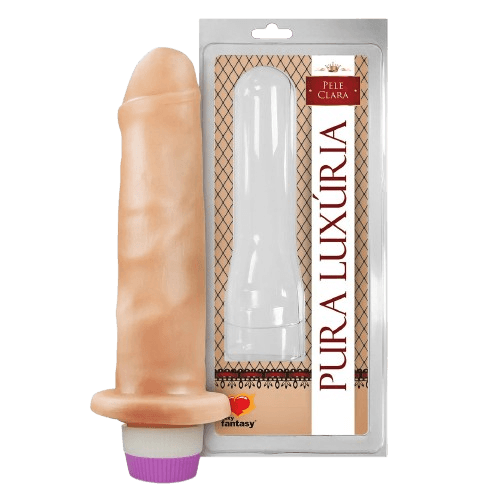 Penis Macio Com Vibro 17,4 x 4,1cm Sexy Fantasy